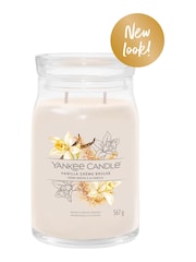 Yankee Candle Signature Large Jar Scented Candle, Vanilla Crème Brûlée - Image 2 of 2
