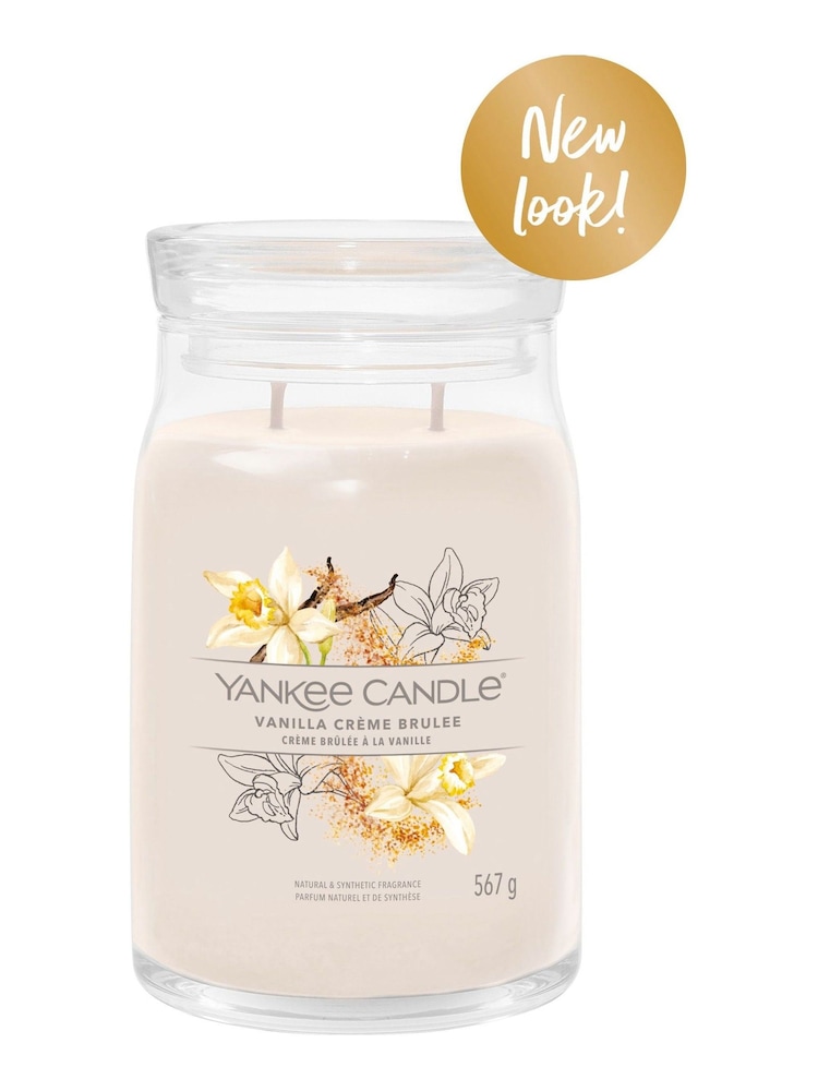Yankee Candle Signature Large Jar Scented Candle, Vanilla Crème Brûlée - Image 2 of 2