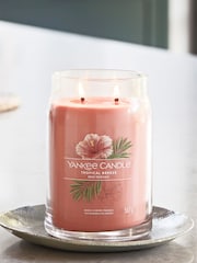 Yankee Candle Signature Large Jar Scented Candle Spiced, Tropical Breeze - Image 1 of 3