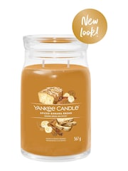 Yankee Candle Signature Jar Scented Candle, Spiced Banana Large Bread - Image 2 of 2