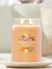 Yankee Candle Signature Large Jar Scented Candle, Mango Ice Cream - Image 1 of 2