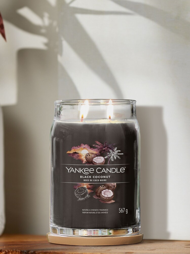 Yankee Candle Signature Large Jar Scented Candle, Black Coconut - Image 1 of 2