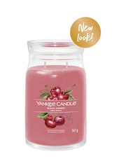 Yankee Candle Signature Large Jar Scented Candle, Black Cherry - Image 2 of 3