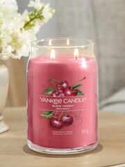 Yankee Candle Signature Large Jar Scented Candle, Black Cherry - Image 3 of 3