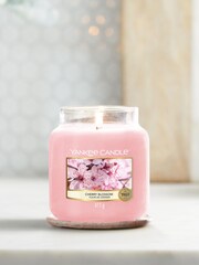 Yankee Candle Original Medium Jar Scented Candle, Cherry Blossom - Image 1 of 4