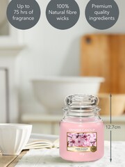 Yankee Candle Original Medium Jar Scented Candle, Cherry Blossom - Image 2 of 4