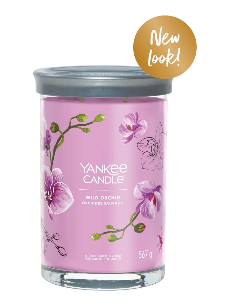 Yankee Candle Signature Large Tumbler Scented Candle, Wild Orchid - Image 2 of 2