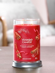 Yankee Candle Signature Tumbler Scented Candle, Sparkling Cinnamon - Image 1 of 2