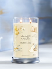 Yankee Candle Signature Large Tumbler Scented Candle, Soft Wool Amber - Image 1 of 3