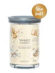 Yankee Candle Signature Large Tumbler Scented Candle, Soft Wool Amber - Image 2 of 3