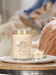 Yankee Candle Signature Large Tumbler Scented Candle, Soft Wool Amber - Image 3 of 3