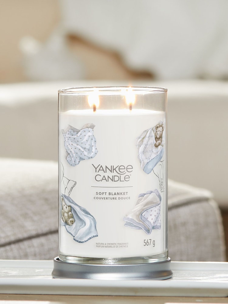 Yankee Candle Signature Large Tumbler Scented Candle, Soft Blanket - Image 1 of 2