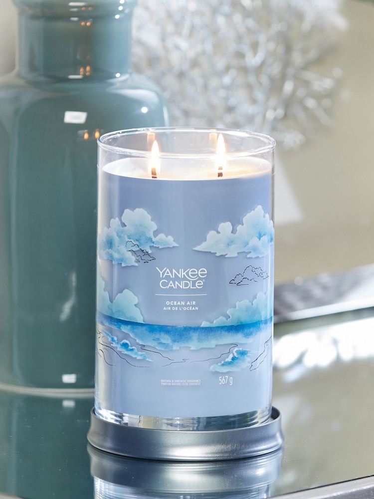 Yankee Candle Signature Large Tumbler Scented Candle, Ocean Air - Image 1 of 2