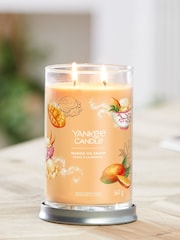Yankee Candle Signature Large Tumbler Scented Candle, Mango Ice Cream - Image 1 of 3