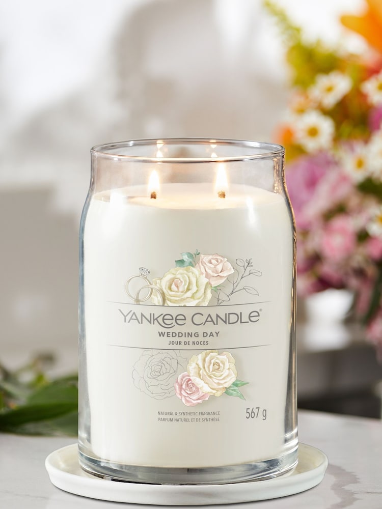 Yankee Candle Signature Jar Scented Candle, Wedding Day - Image 1 of 2
