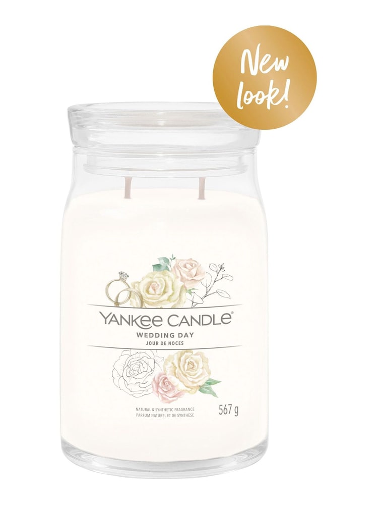 Yankee Candle Signature Jar Scented Candle, Wedding Day - Image 2 of 2