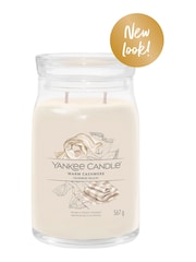 Yankee Candle No Colour Signature Large Jar Scented Candle, Warm Large Cashmere - Image 2 of 3