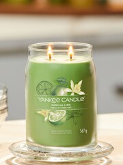 Yankee Candle Signature Large Jar Scented Candle, Vanilla Lime - Image 2 of 3