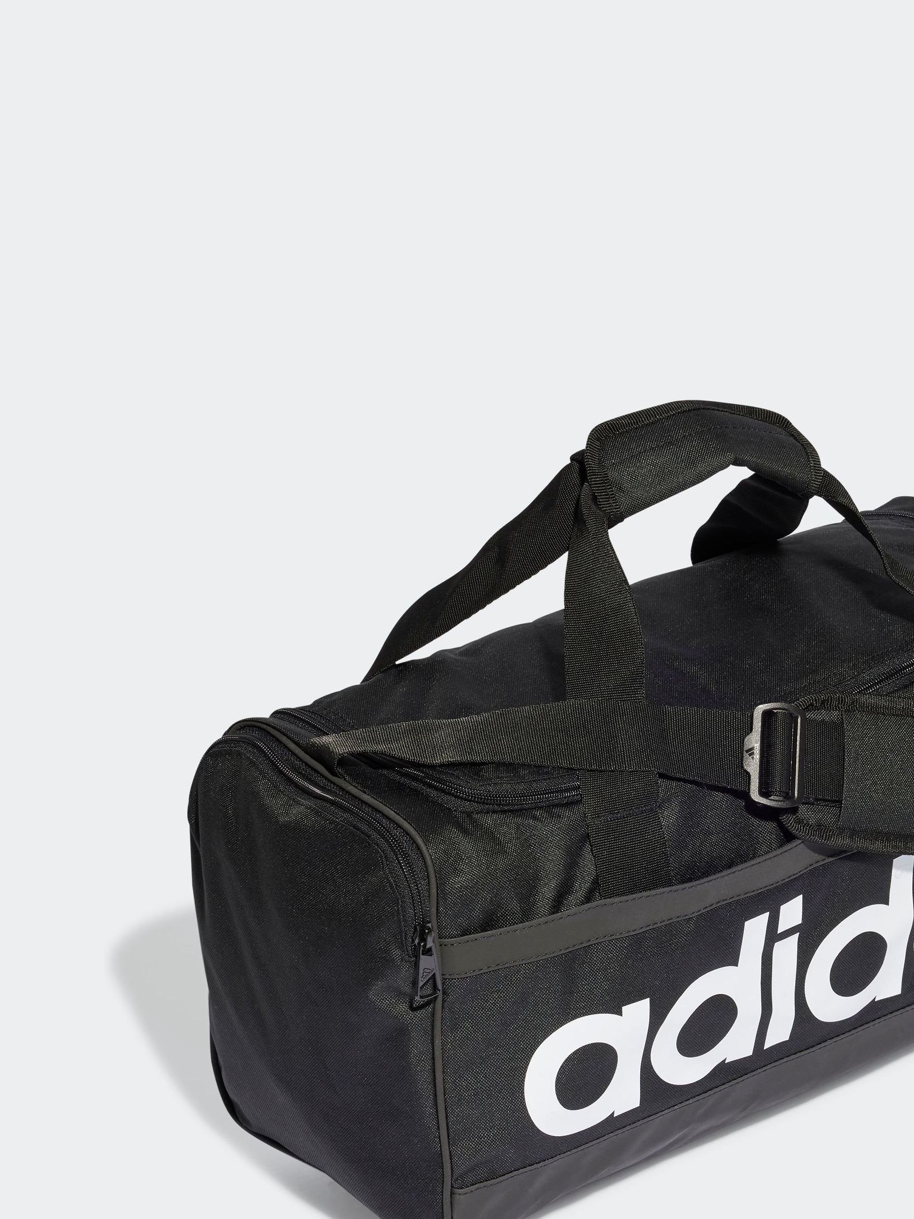 Buy adidas Black Medium Essentials Linear Duffel Bag from Next Singapore