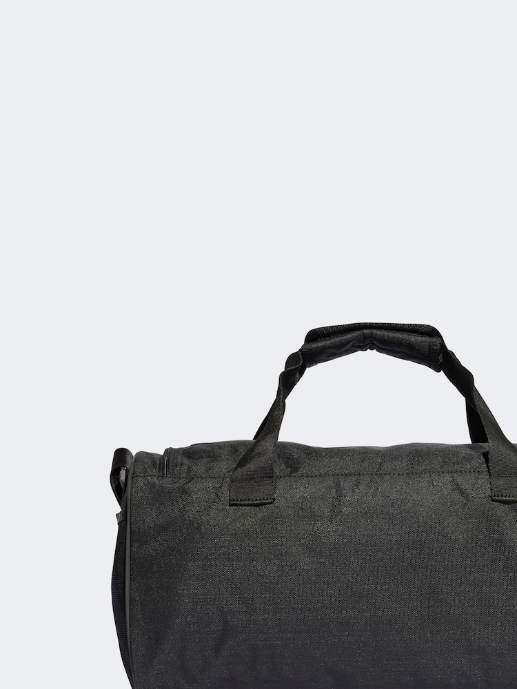 adidas Black Medium Essentials Linear Duffel Bag - Image 2 of 5
