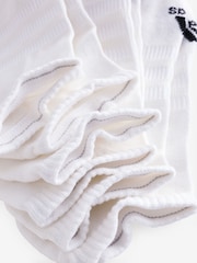 adidas White Cushioned Low Cut Socks 3 Pack - Image 3 of 4