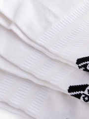adidas White Cushioned Low Cut Socks 3 Pack - Image 4 of 4