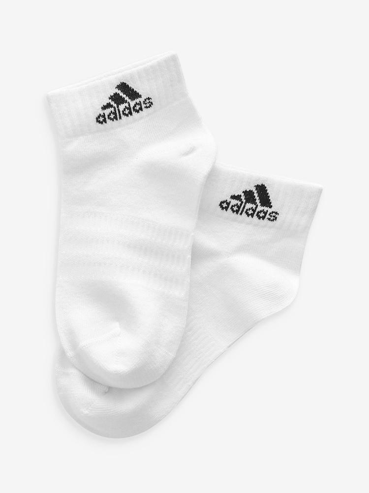 Blanco - adidas Calcetines de tobillo finos y ligeros 3 pares - Imagen 2 de 4 Blanco - adidas Calcetines de tobillo finos y ligeros 3 pares - Imagen 2 de 4
