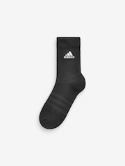 Черный - Набор из 6 пар амортизирующих носков adidas - Image 2 of 2