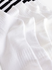 Off White - Pack 3 de pares de calcetines de largo medio con las 3 bandas de adidas - Imagen 4 de 4