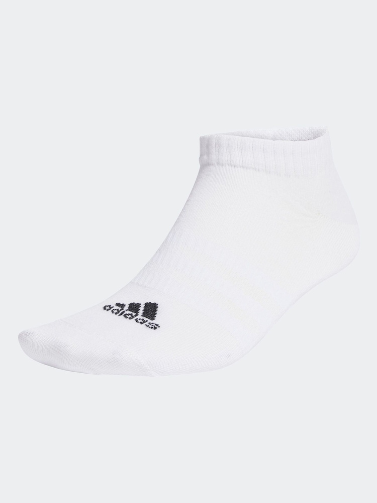 adidas Взрослые тонкие и легкие спортивные носки с низкой посадкой 3 набор - Image 2 of 5
