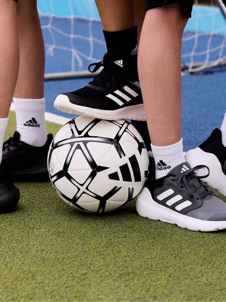 adidas Dark Black Cushioned Crew Socks 6 Pack - Image 4 of 4
