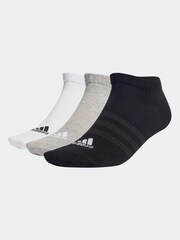 adidas Multi Adult Thin and Light Sportswear Low Cut Socks 3 Pack - Image 1 of 4