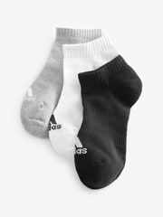 adidas Multi Adult Thin and Light Sportswear Low Cut Socks 3 Pack - Image 2 of 4