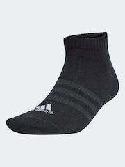 adidas Dark Black Adult Thin and Light Sportswear Low Cut Socks 3 Pack - Image 2 of 5