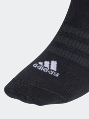adidas Dark Black Adult Thin and Light Sportswear Low Cut Socks 3 Pack - Image 4 of 5