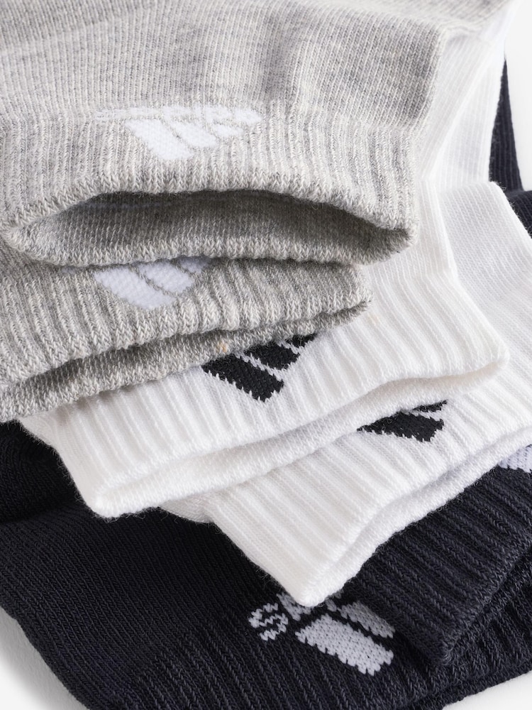 Multi - Chaussettes 3 Lot Vêtements de sport rembourrées à la cheville adidas - Image 3 of 4