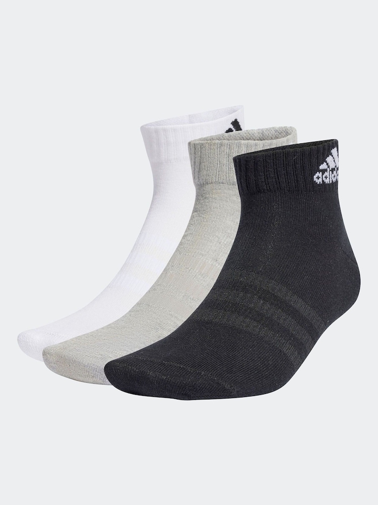 adidas Multi Thin And Light Ankle Socks 3 Pairs - Image 1 of 4