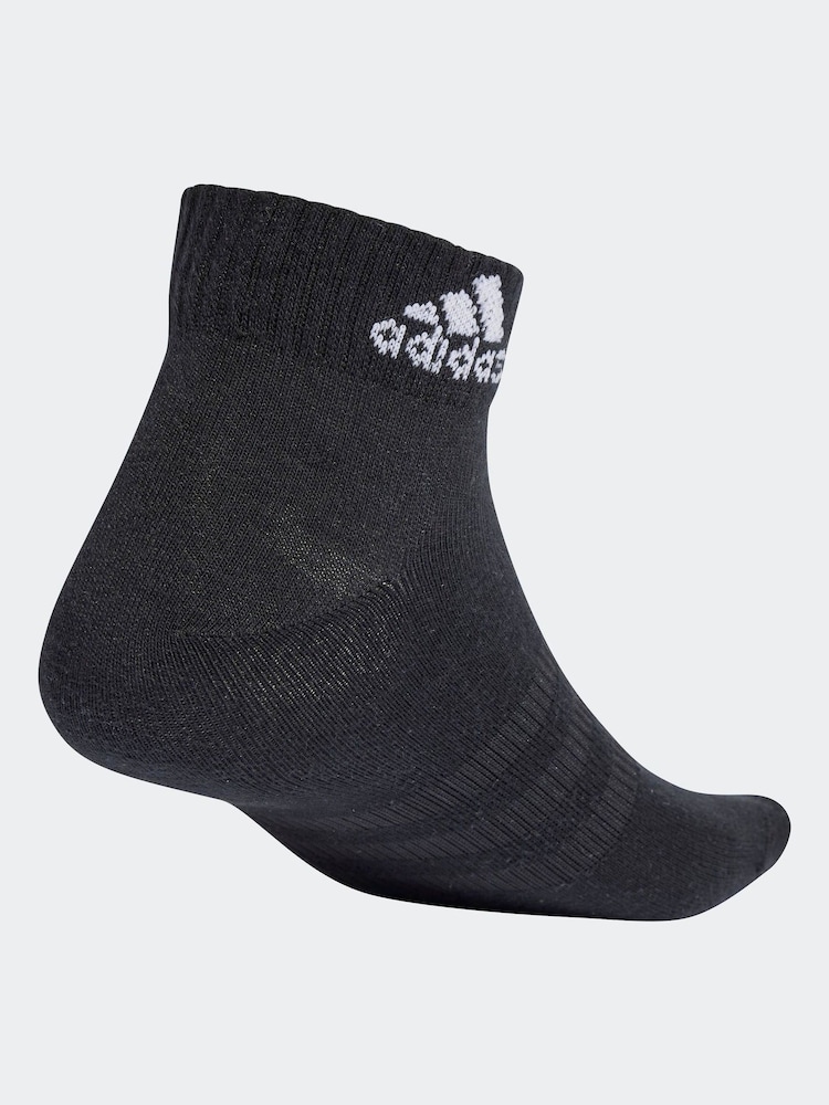 adidas Multi Thin And Light Ankle Socks 3 Pairs - Image 2 of 4
