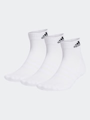adidas Dove White Active Flex Cotton Socks 3 Pack - Image 1 of 5
