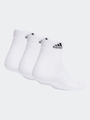 adidas Dove White Active Flex Cotton Socks 3 Pack - Image 3 of 5