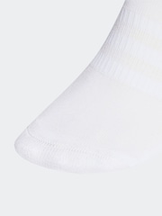 adidas Dove White Active Flex Cotton Socks 3 Pack - Image 4 of 5
