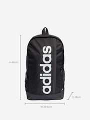 Negro - Mochila con diseño lineal de adidas - Imagen 4 de 6