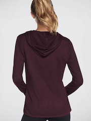 Skechers Purple Godri Harmony Stripe Hoodie - Image 2 of 3