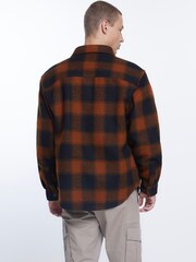 River Island Hemd mit Schottenkaros, Orange - Bild 2 von 2