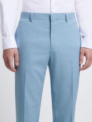River Island Blue Slim Fit Suit Trousers - Image 4 of 5