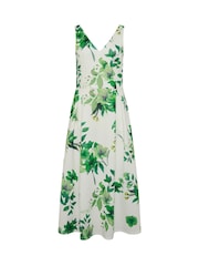 Star by Julien MacDonald Green Scuba Printed V Dress - Image 5 of 5