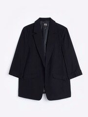 River Island Black Plus Blazer - Image 5 of 6