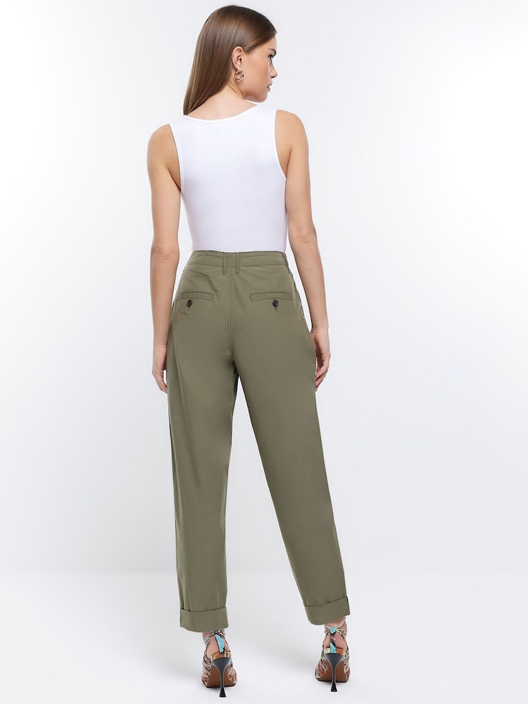 River Island Green Chinos - Image 2 of 6