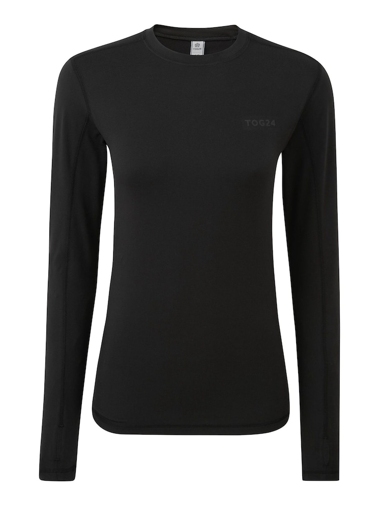 Tog 24 Asphalt Black Snowdon Thermal Base Layer Crew Neck Top - Image 4 of 4