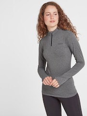 Tog 24 Grey Snowdon Thermal Zip Neck T-Shirt - Image 1 of 3